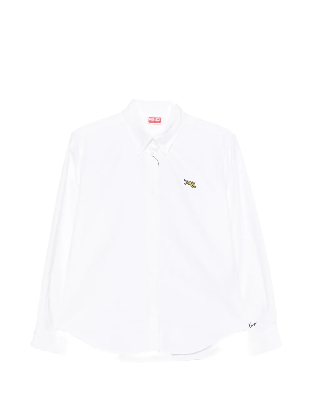 Kenzo Jumping Tiger embroidered button-down shirt