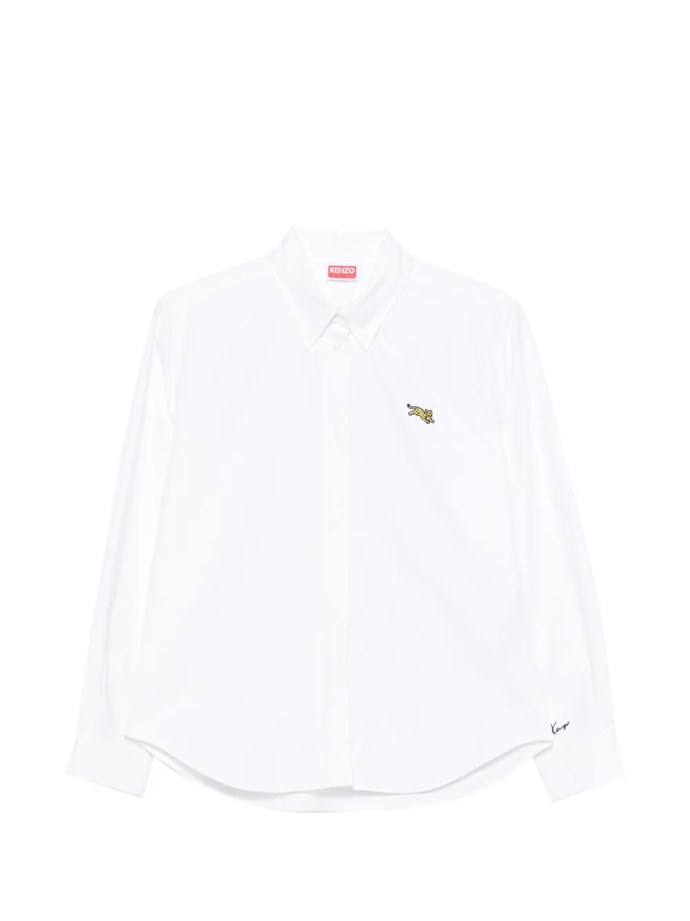 Kenzo Jumping Tiger embroidered button-down shirt