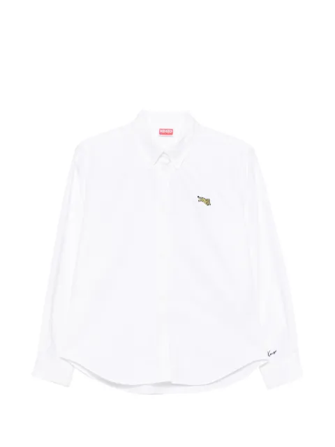 Kenzo Jumping Tiger embroidered button-down shirt