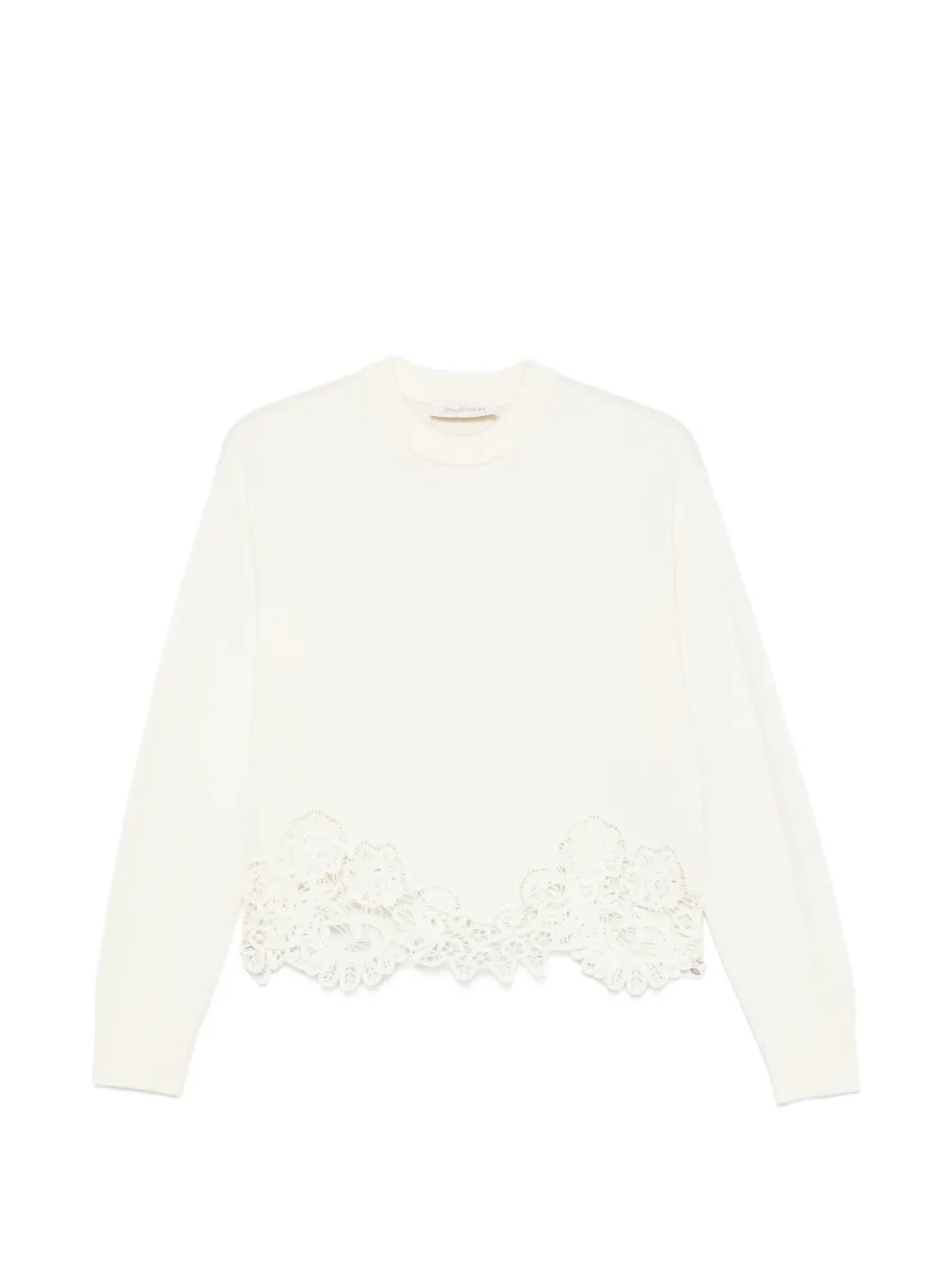 ZIMMERMANN Maglione Guipure - Bianco