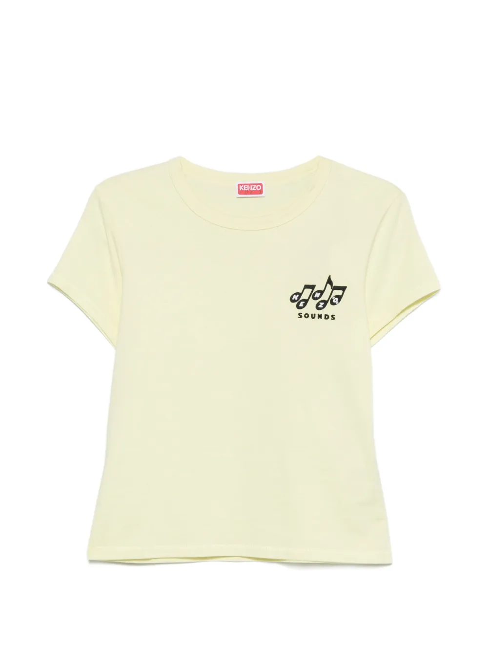Kenzo Kenzo Sounds embroidered crew-neck T-shirt - Giallo