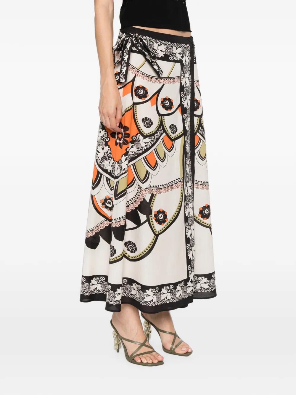La DoubleJ Rok met print Beige