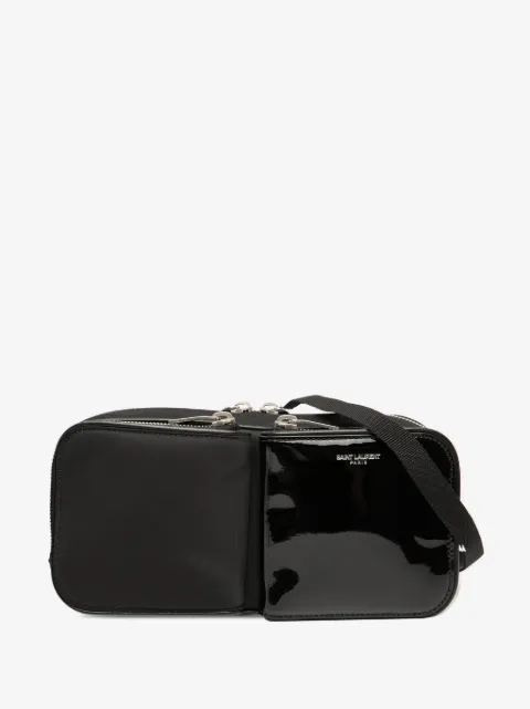 Saint Laurent Pre-Owned 2022 Nylon and Patent crossbody bag