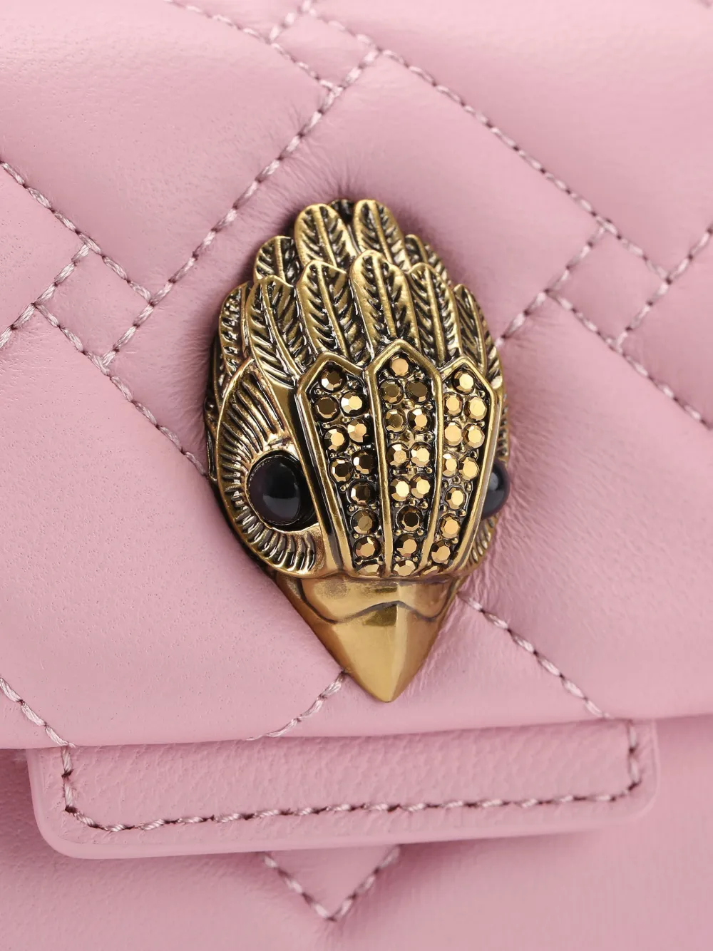 Kurt Geiger London Kensington gewatteerde leren mini-shopper Roze