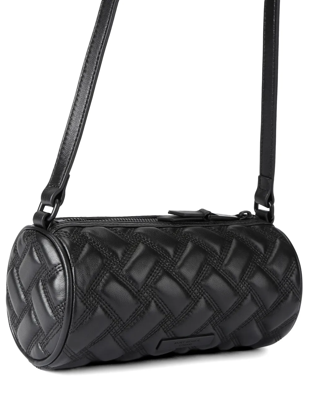 Kurt Geiger London Kleine Kensington gewatteerde leren shopper Zwart