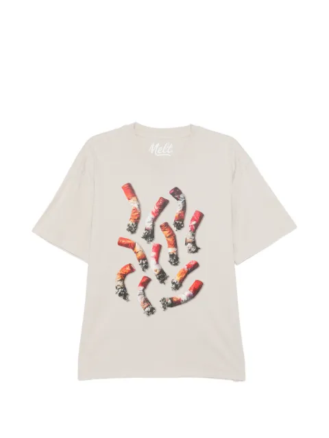 Melt graphic-printed T-shirt
