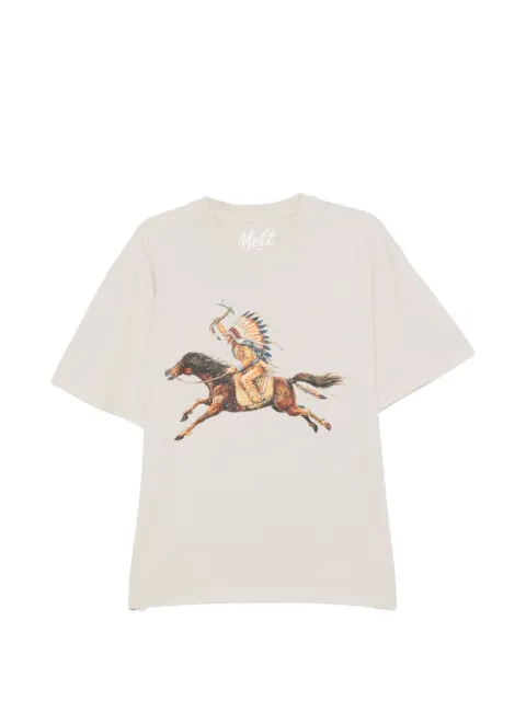 Melt graphic-printed T-shirt