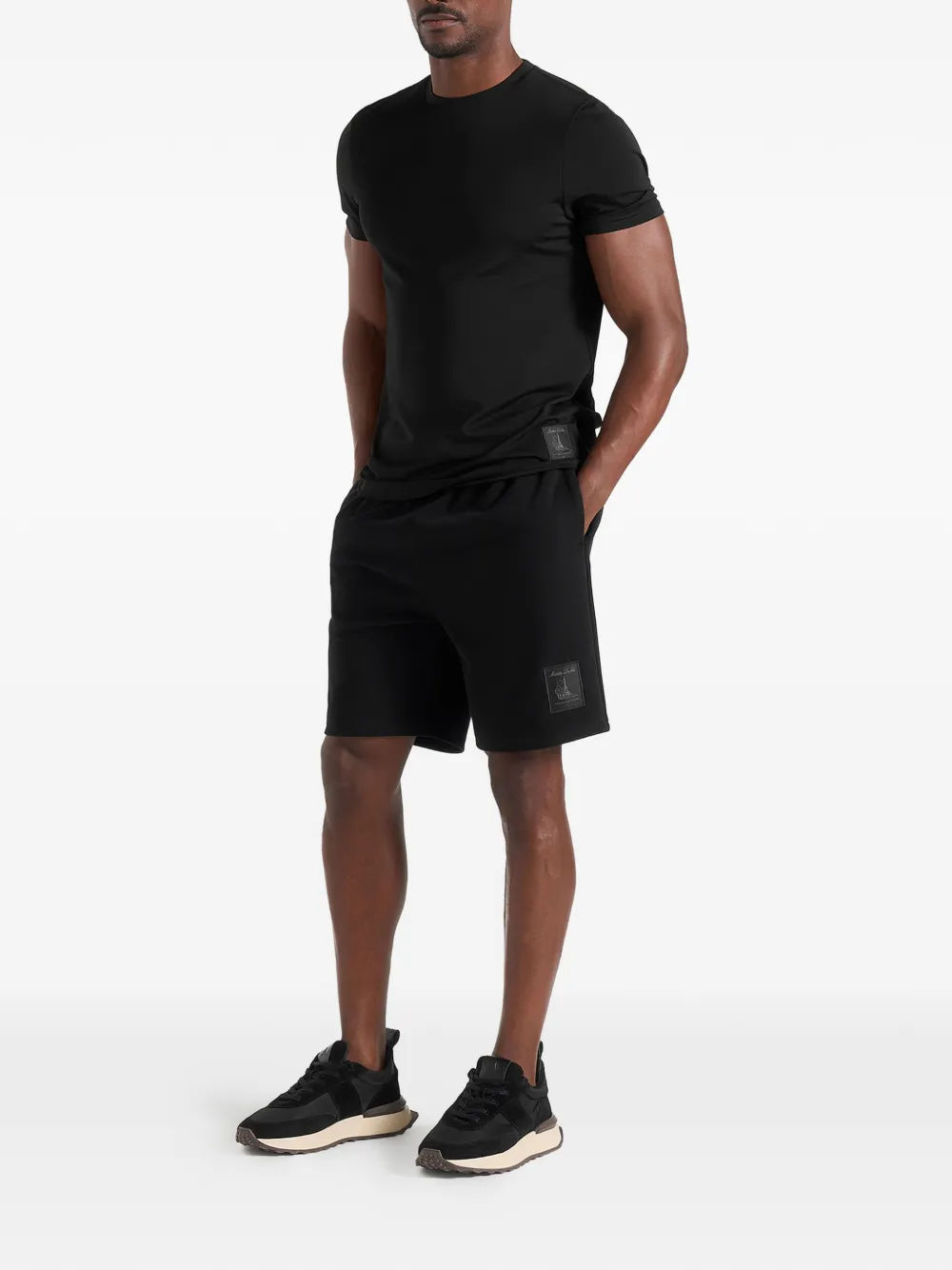 Manière De Voir SH001 katoenen shorts Zwart