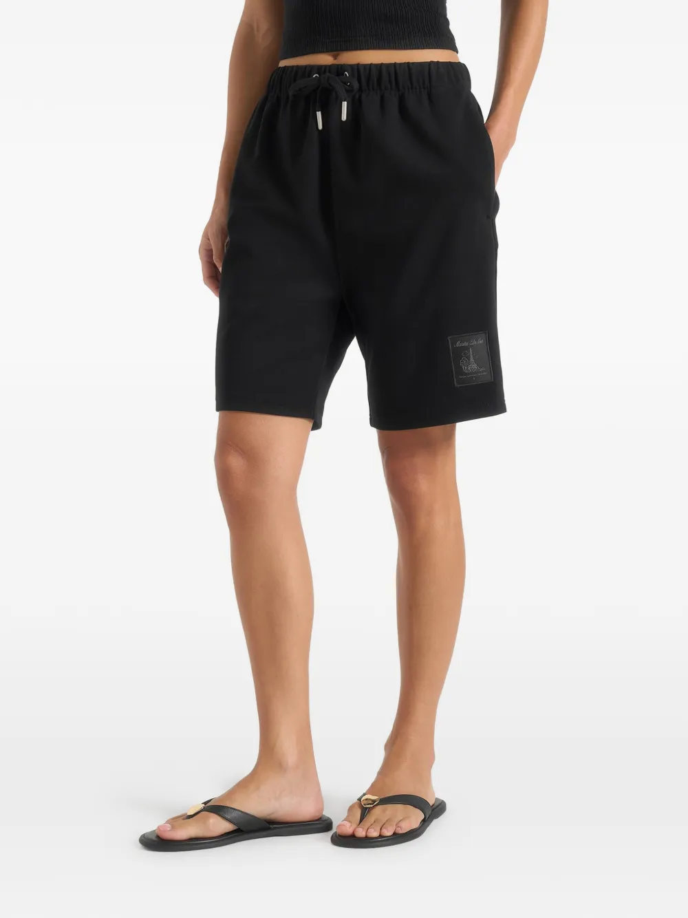 Manière De Voir SH001 katoenen shorts Zwart