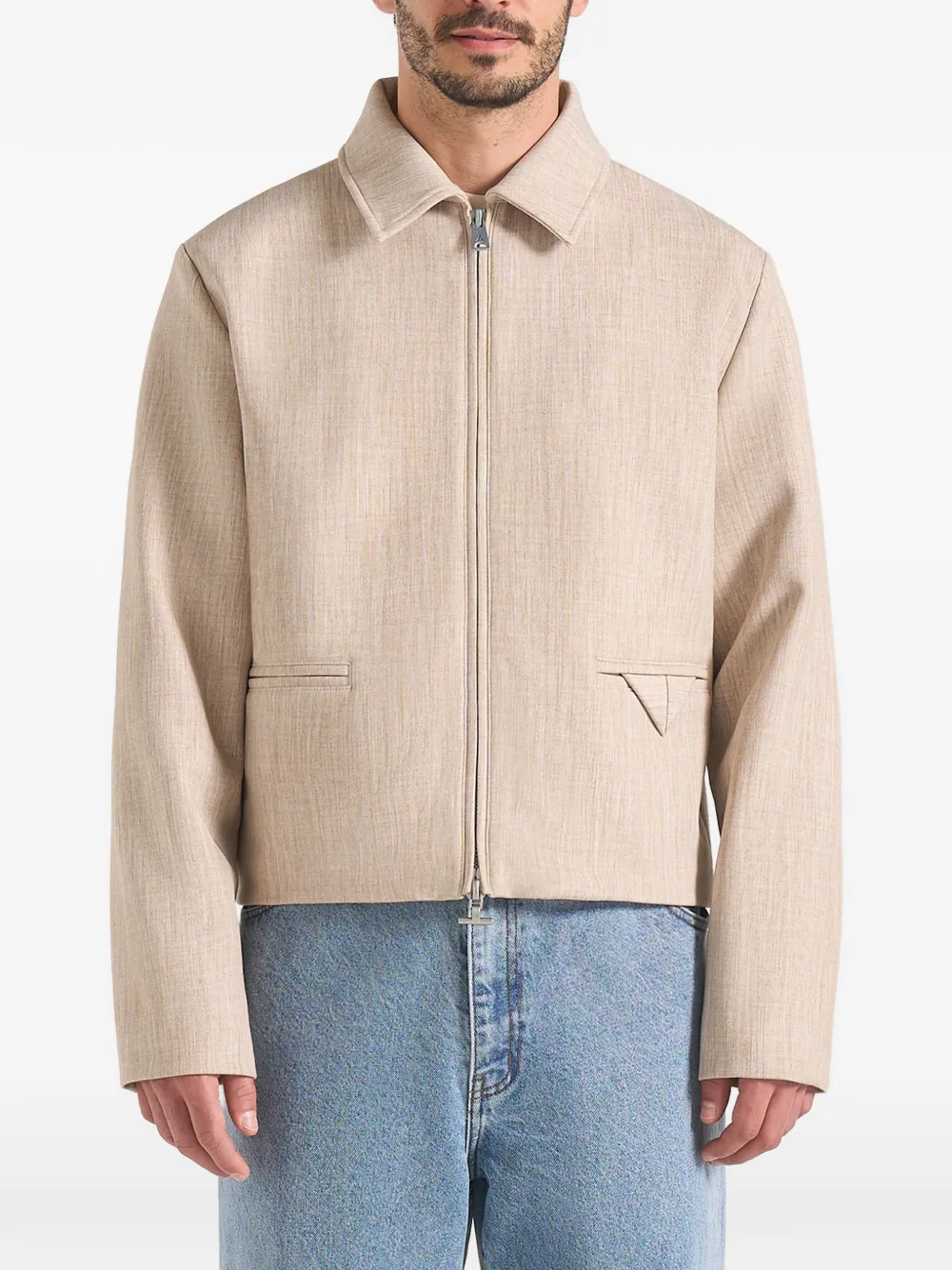Manière De Voir Amir zip-fastening jacket - Toni neutri