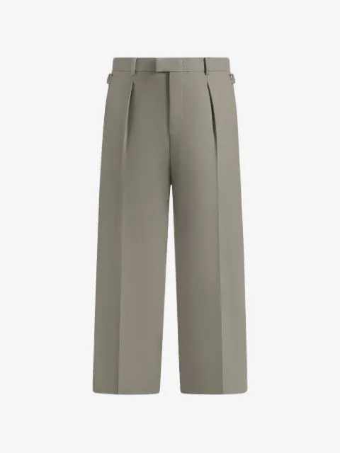 Manière De Voir Dorian pleated linen trousers