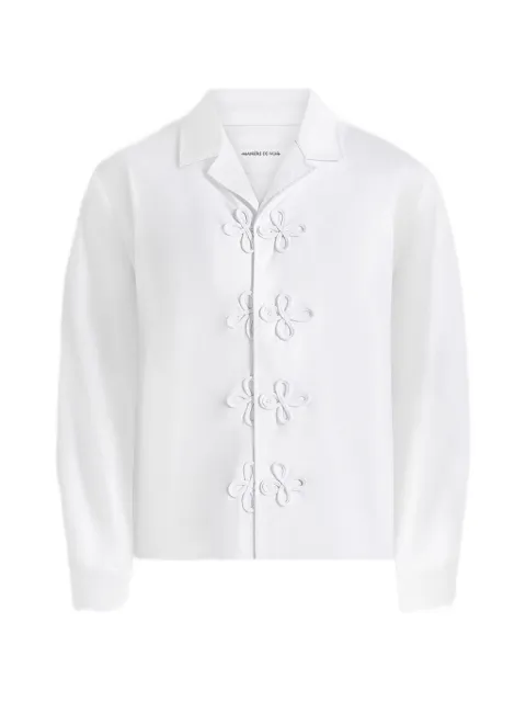 Manière De Voir chemise Valen à détail appliqué et manches longues