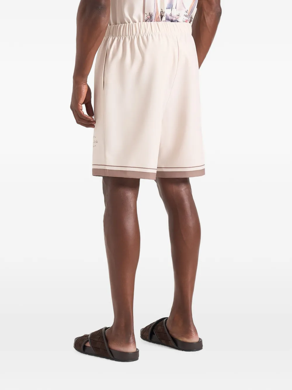 Manière De Voir Sean Baroque shorts Beige