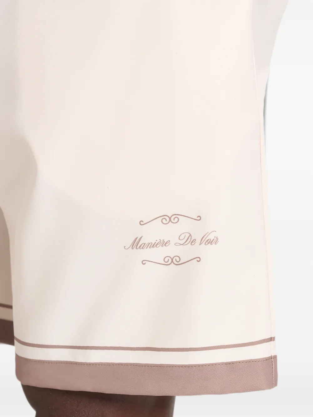 Manière De Voir Sean Baroque shorts Beige