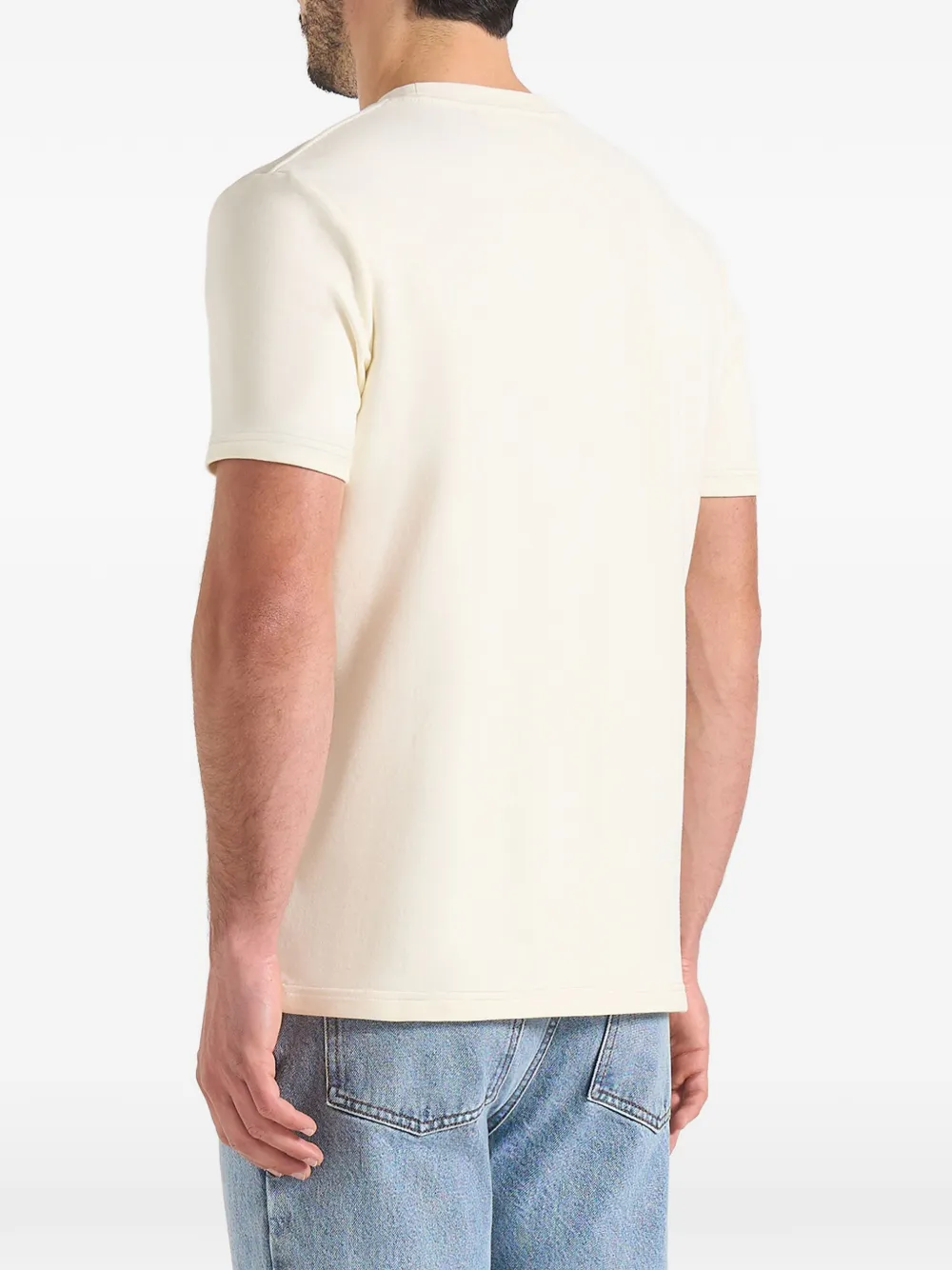 Manière De Voir Joris T-shirt met zakdetail Beige