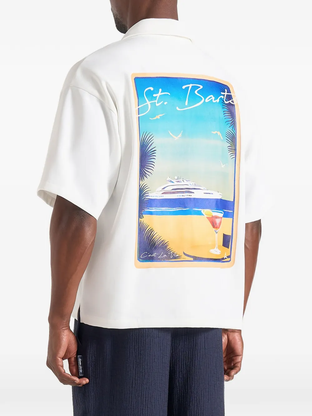 Manière De Voir St. Barts relaxed-fit overhemd Wit