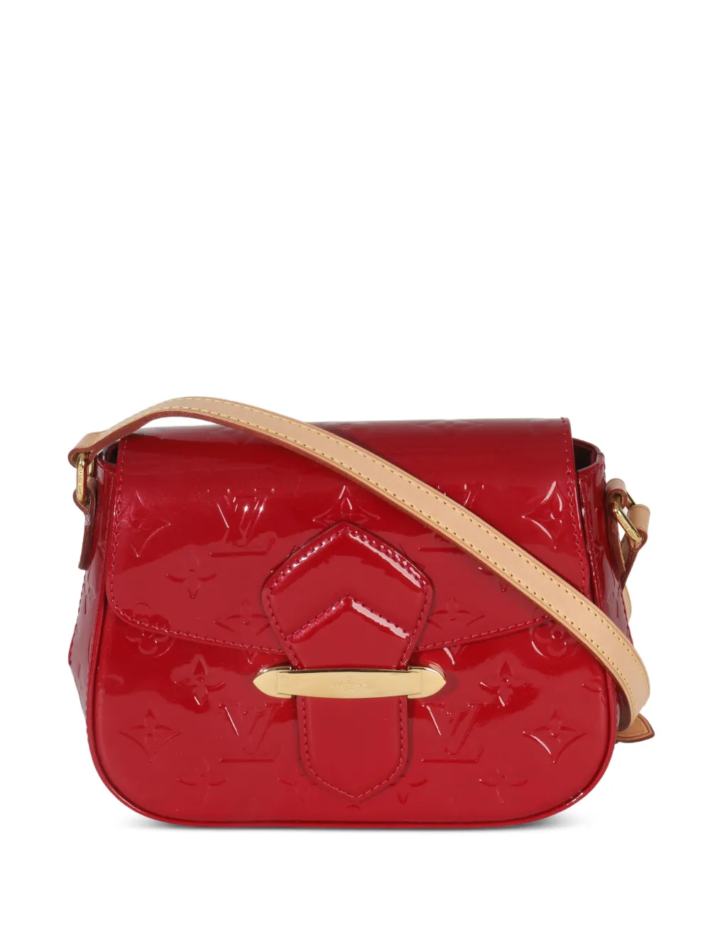 Louis Vuitton Pre-Owned 2011 monogram Vernis Bellflower PM shoulder bag - Rosso