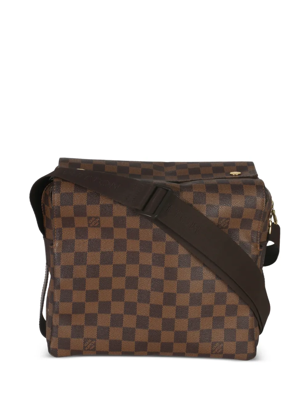 Louis Vuitton Pre-Owned 2011 Damier Ebene Naviglio messenger bag - Marrone