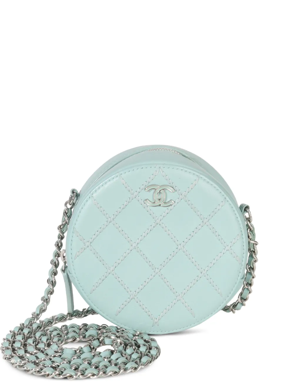 CHANEL Pre-Owned 2020 interlocking-CC shoulder bag - Verde