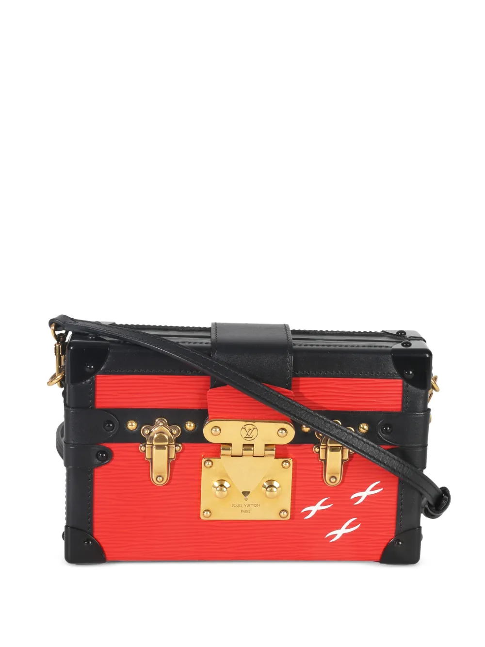 Louis Vuitton Pre-Owned 2015 Petite Malle cross body bag - Red