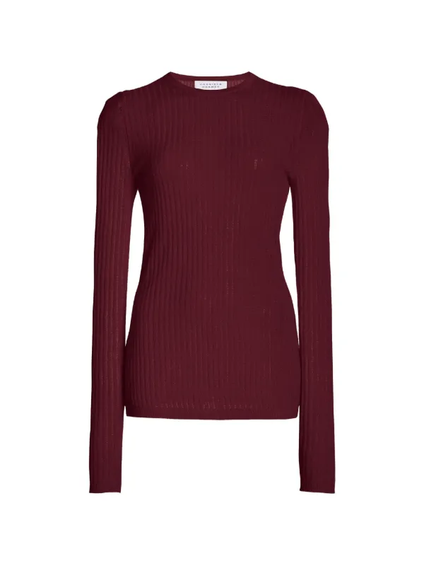 Gabriela Hearst Adeline Jumper in Red