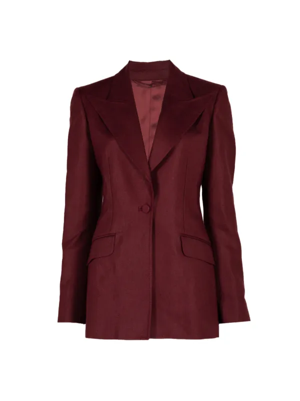 Gabriela Hearst Leiva Blazer in Red