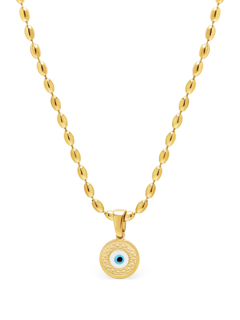 Nialaya Jewelry evil-eye beaded necklace - Oro