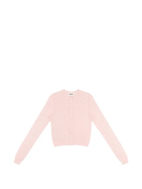 AREA crystal-embellished cardigan