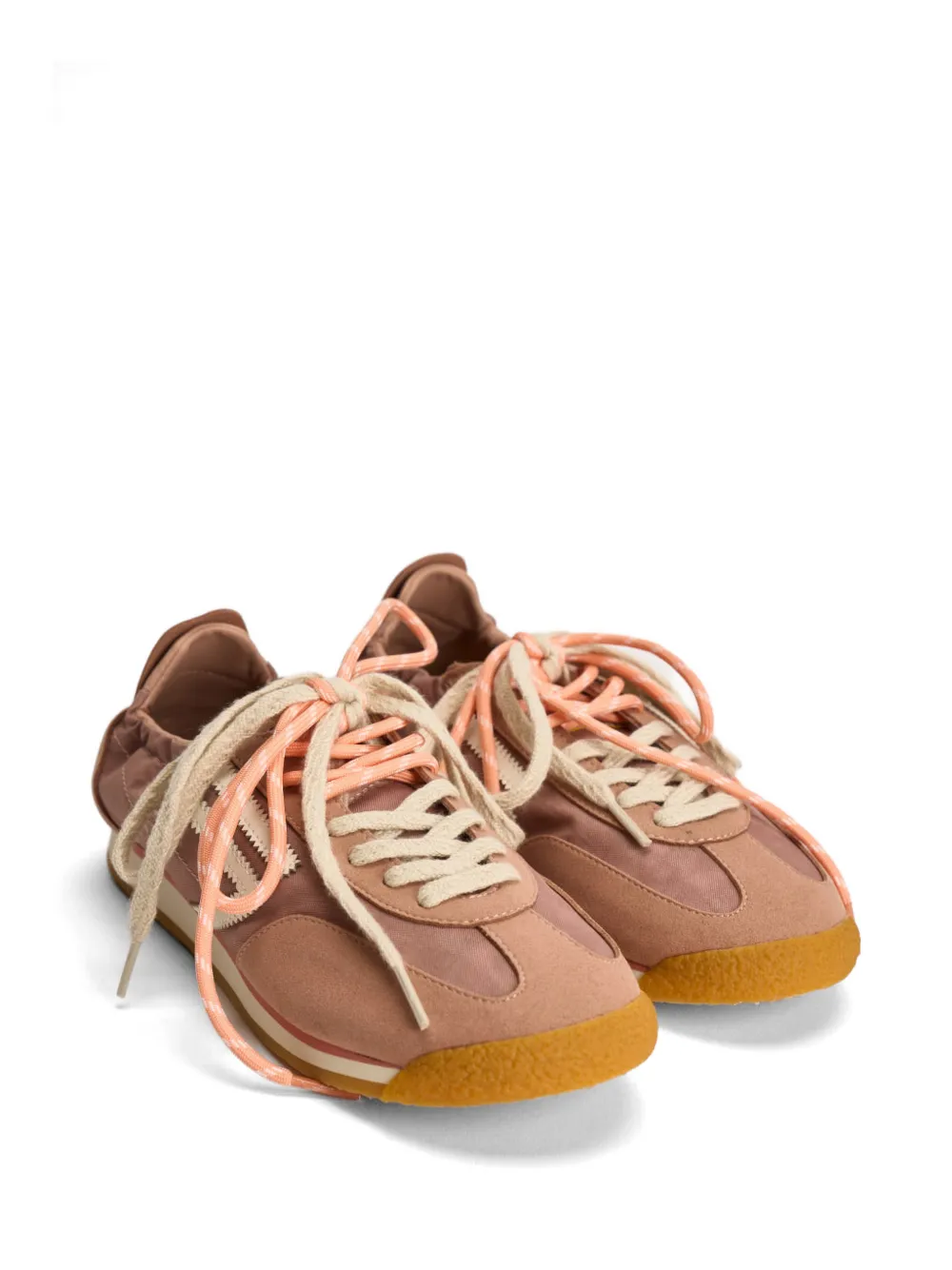 Puraai Panther panelled sneakers Roze