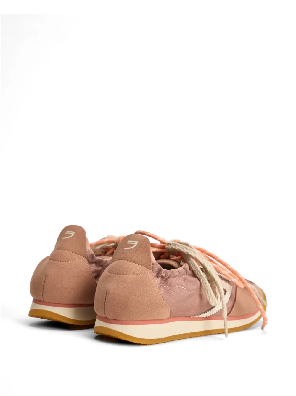 Puraai Panther panelled sneakers Roze