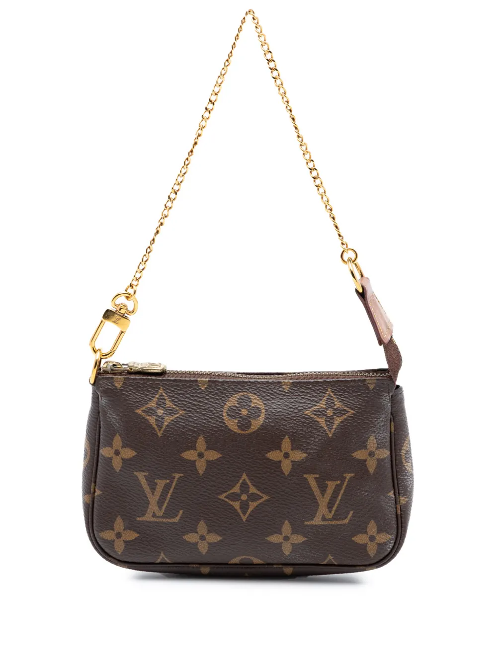 Louis Vuitton Pre-Owned 2021 Monogram Mini Pochette Accessoires handbag - Marrone