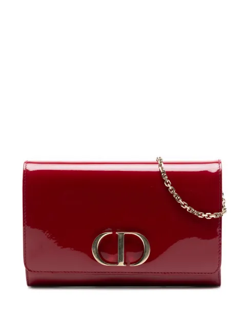 Christian Dior Pre-Owned Patent 30 Montaigne axelremsväska från 2020