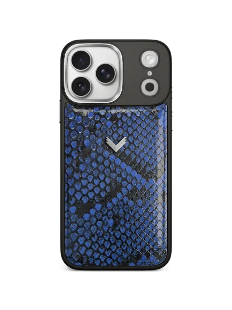 VELANTE python-leather iPhone 17 Pro phone case
