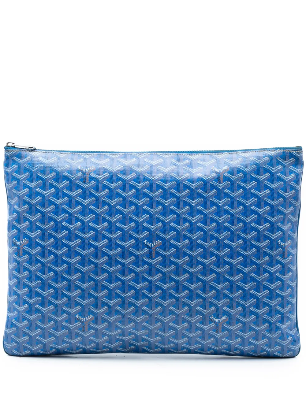 Goyard Pre-Owned 2017 Goyardine Senat GM clutch bag - Blu