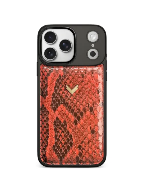 VELANTE python-leather iPhone 17 Pro Max phone case