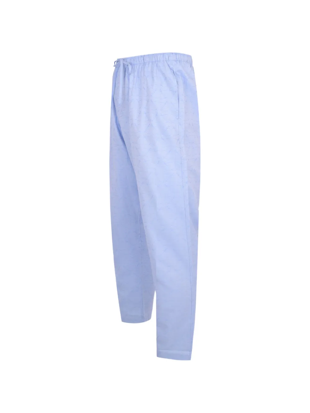 Zimmerli Pyjama met logoprint Blauw