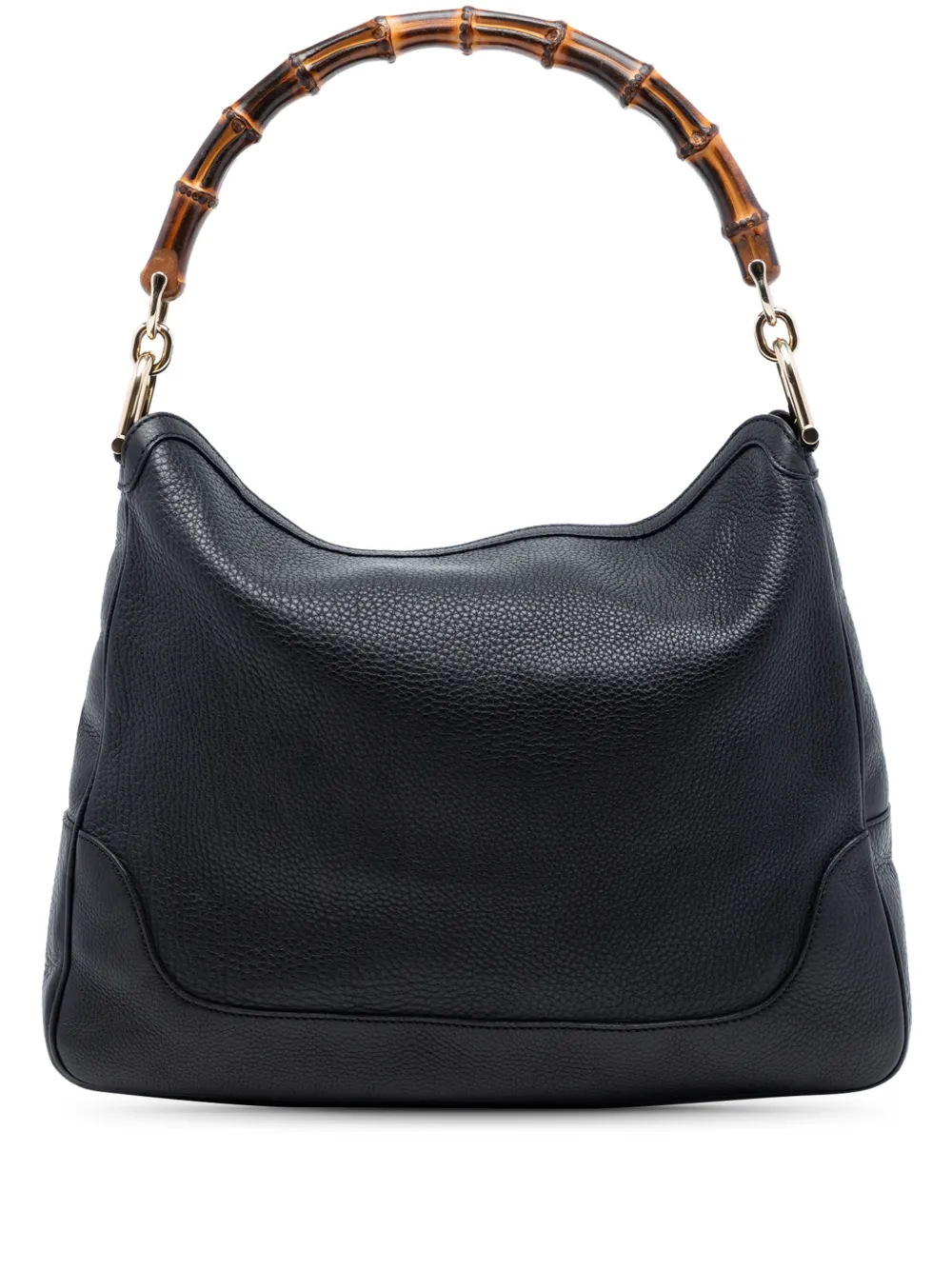 Gucci Pre-Owned 2016-2026 Calfskin Bamboo Diana satchel - Nero