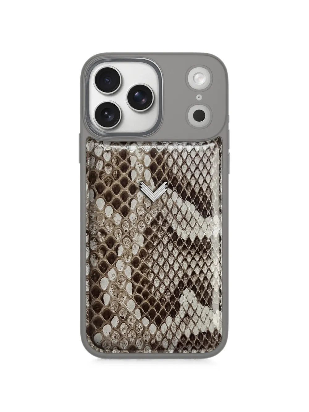 VELANTE leather iPhone 17 Pro Max phone case - Grigio