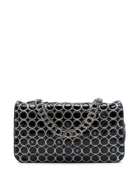 CHANEL Pre-Owned 2008-2009 CC Patent Chain Full Flap shoulder bag