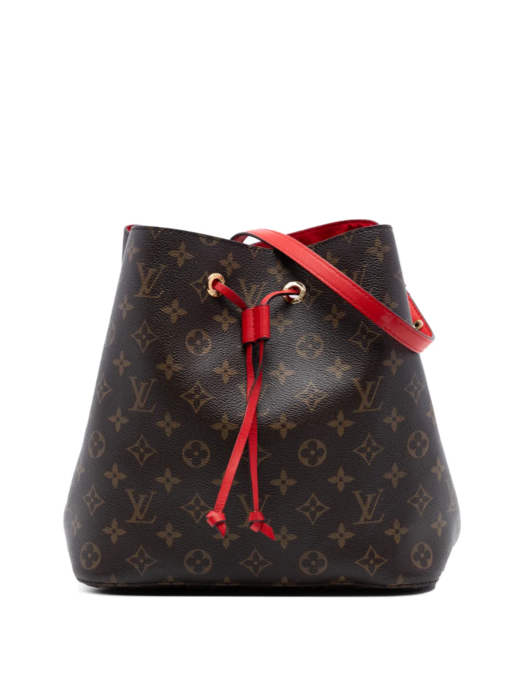 Louis Vuitton Pre-Owned 2017 Monogram Neonoe MM bucket bag - Marrone