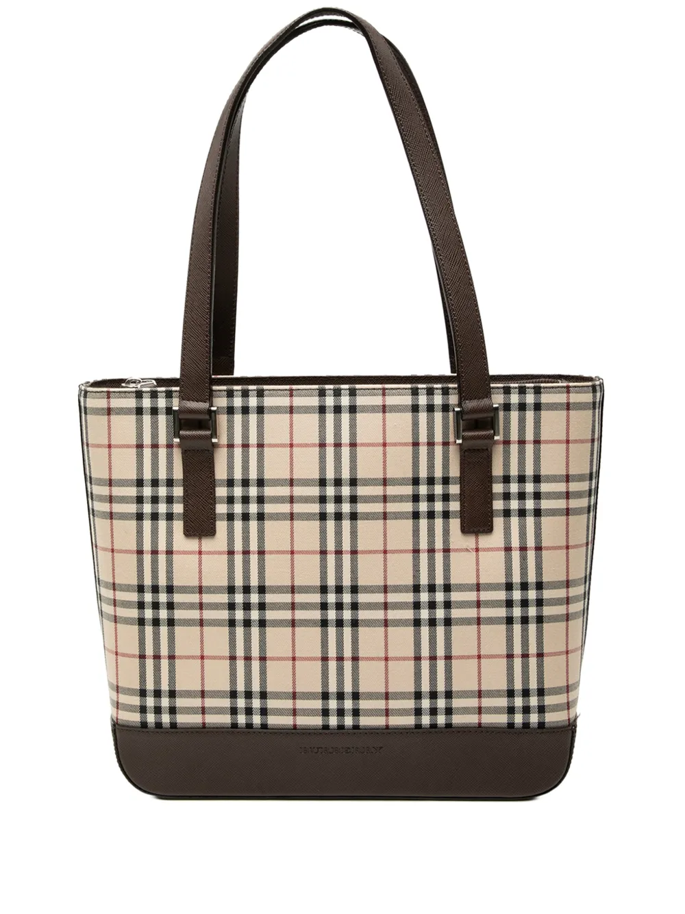 Burberry Pre-Owned 2000-2017 House Check Canvas tote bag - Toni neutri