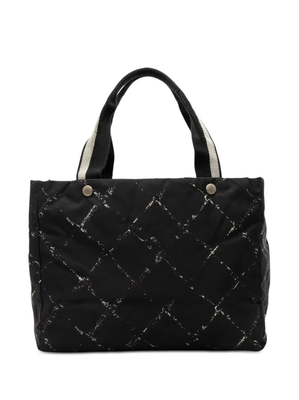 CHANEL Pre-Owned 1997-1999 Old Travel Line Nylon tote bag - Nero