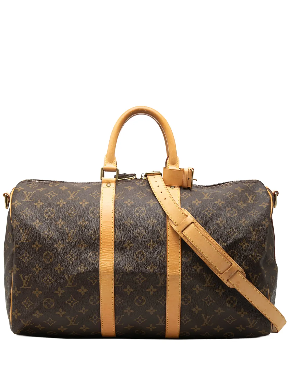 Louis Vuitton Pre-Owned 1998 Monogram Keepall Bandouliere 45 travel bag - Braun