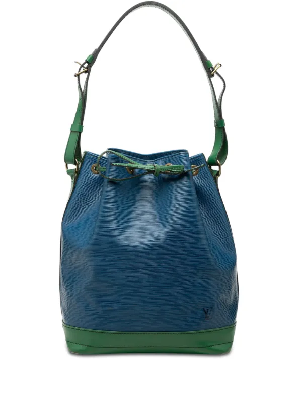Louis Vuitton Pre-owned 1992 Epi Bicolor Noe GM Bucket Bag in Blue