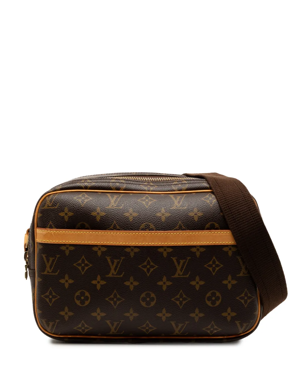 Louis Vuitton Pre-Owned 2003 Monogram Reporter PM crossbody bag - Braun