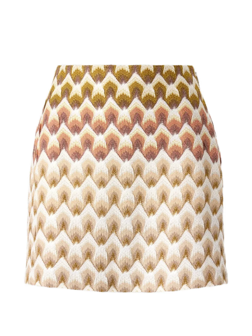 Missoni Minigonna con motivo a zigzag - Toni neutri