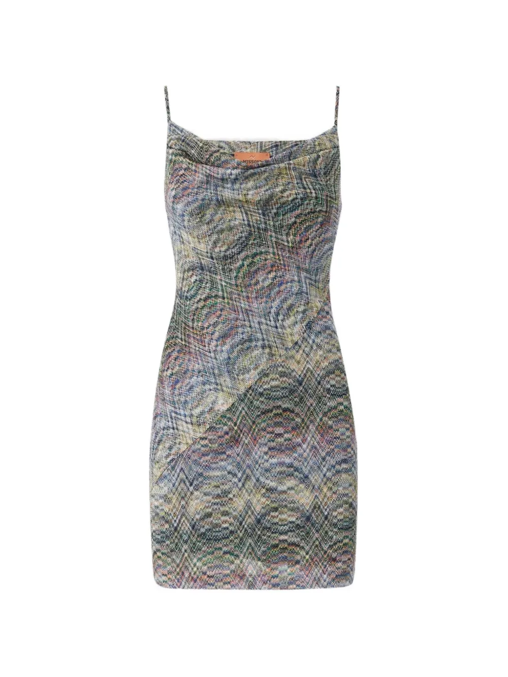 Missoni Abito con motivo a zigzag - Blu