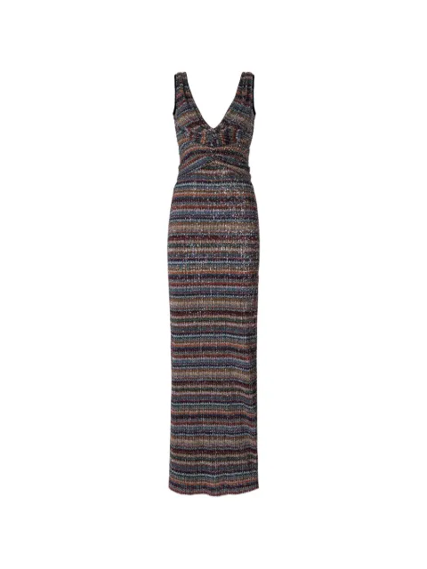 Missoni sequin-embellished striped dress