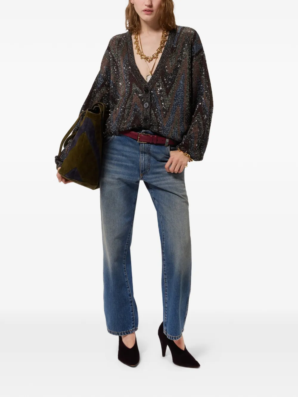 Missoni Vest met pailletten Grijs