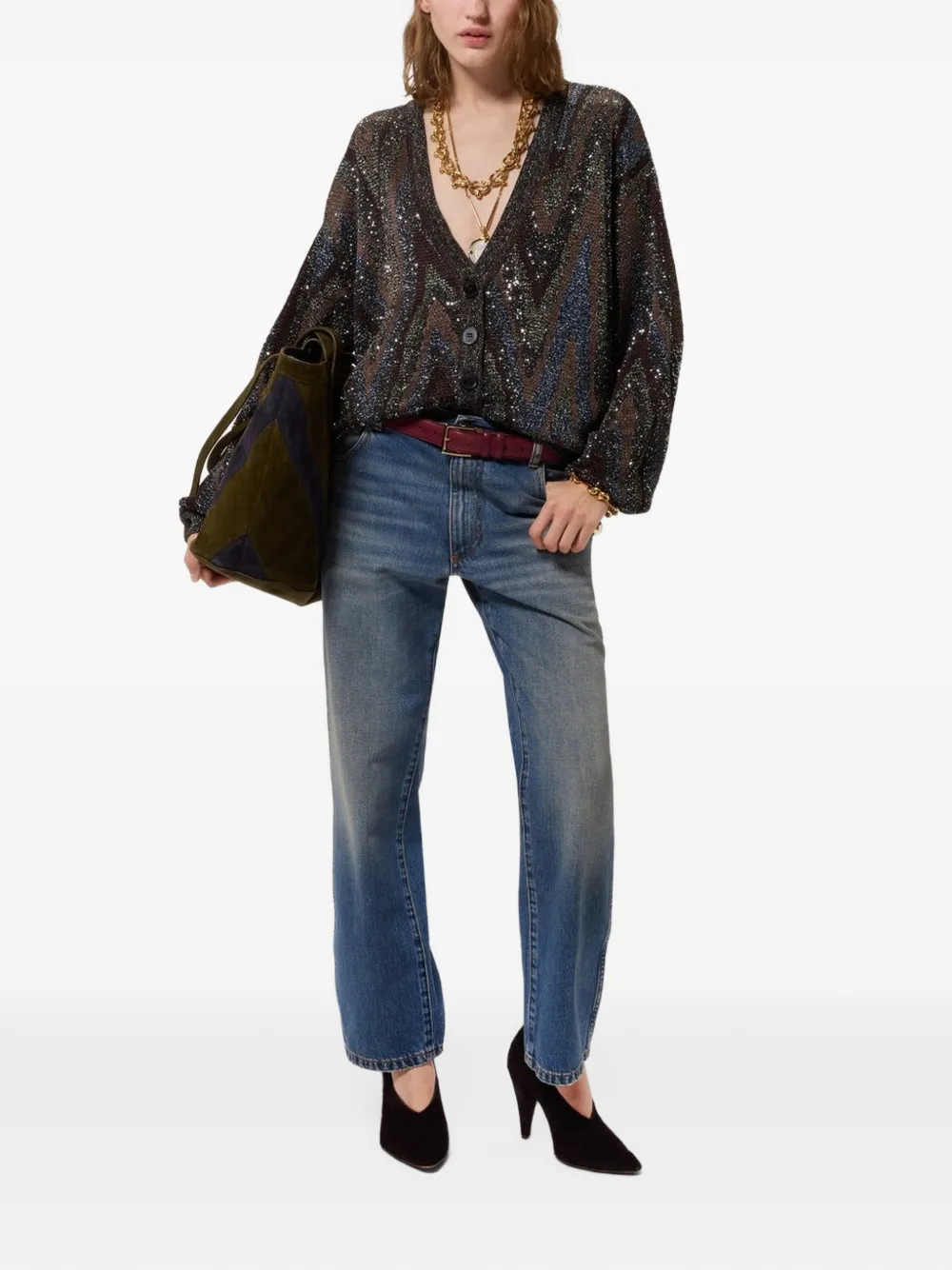 Missoni Vest met pailletten Grijs